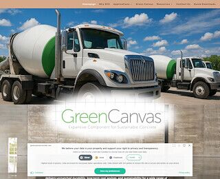 greencanvasconcrete.com
